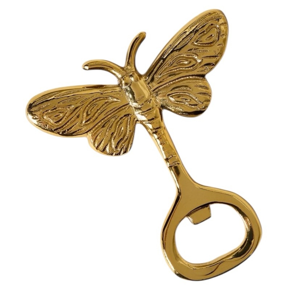 ANTHROPOLOGIE Catherine Martin Midnight Creatures Brass Butterfly Bottle Opener